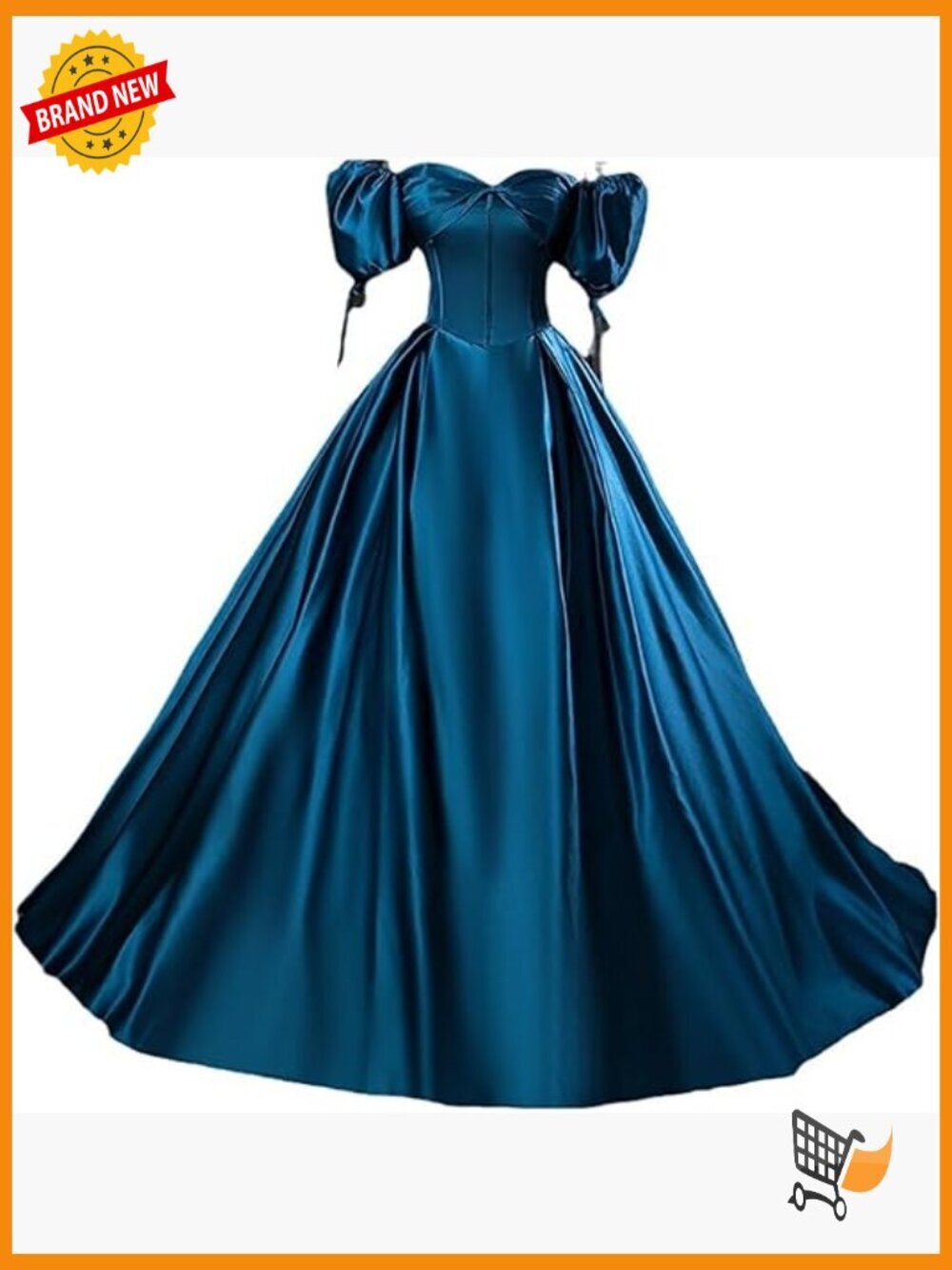 Victorian Ball Gown Off Shoulder Puff Sleeve Lolita Dress